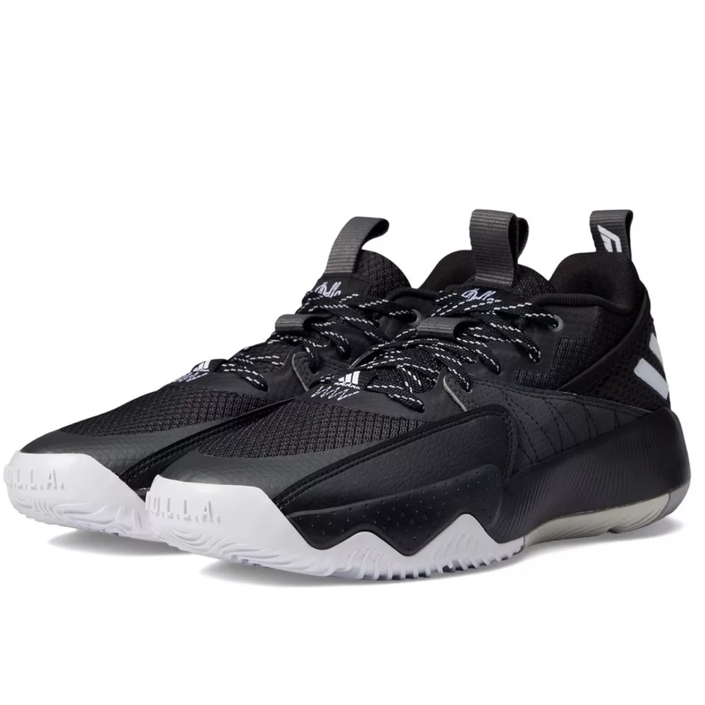 adidas Unisex-Adult Dame certified Basketball GY2439 Shoe Size 11 Black / white